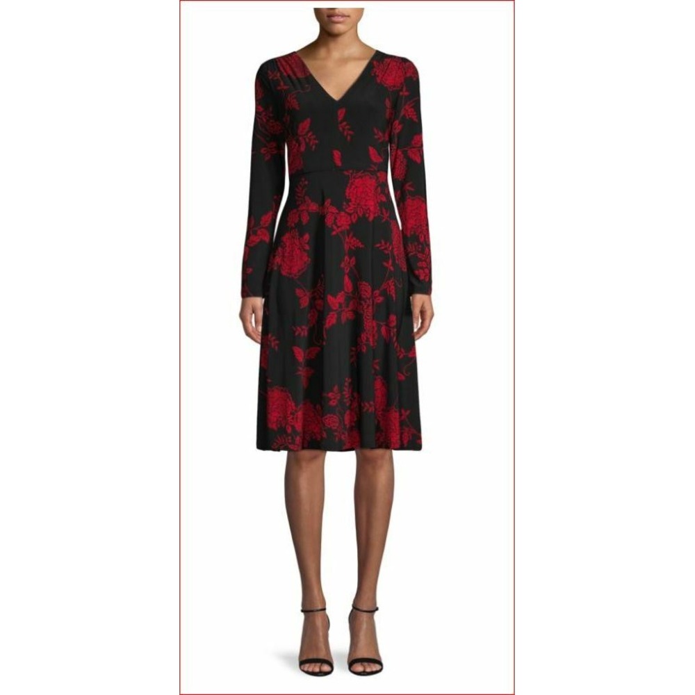 Tommy Hilfiger women A8HS1CSJ s8C red black 4 MSRP $129